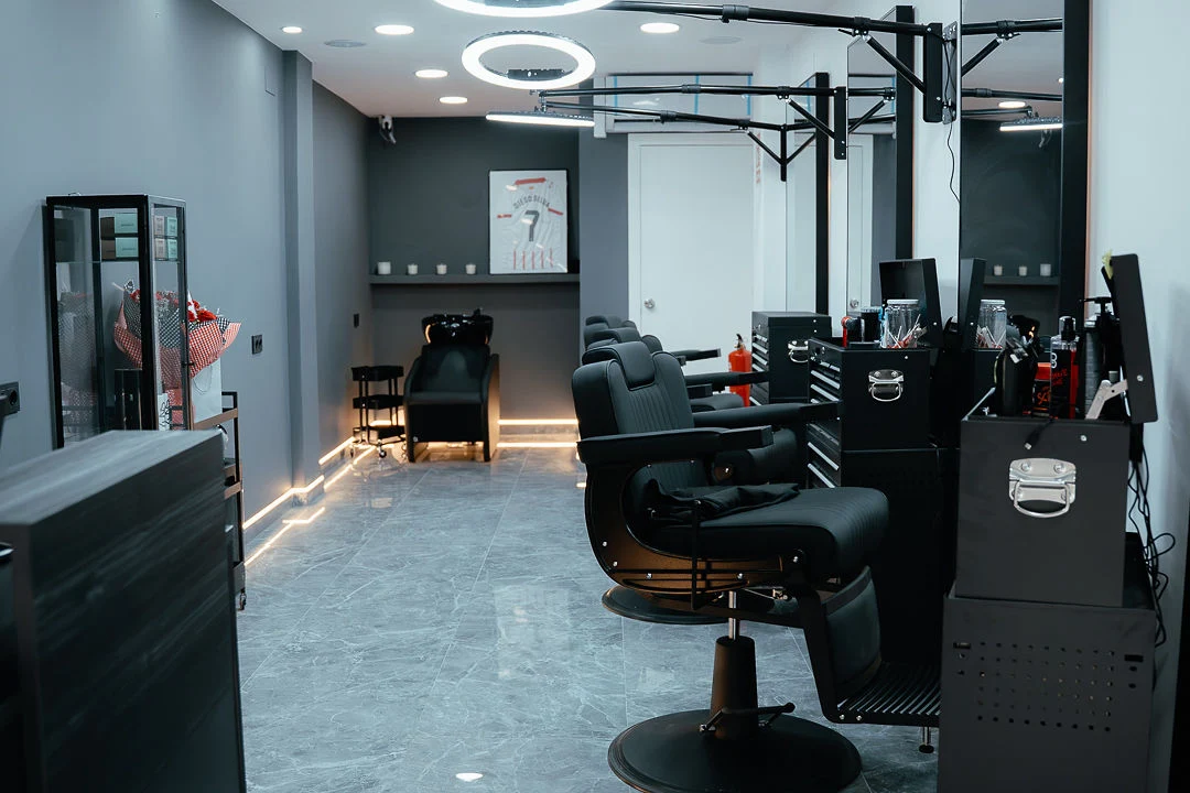 Interior barbería